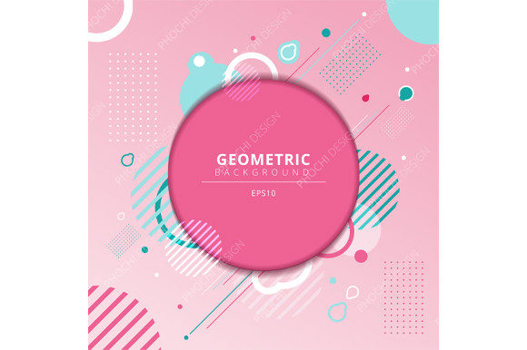 Download Abstract Geometric Circles Frame Element - Premium Resources