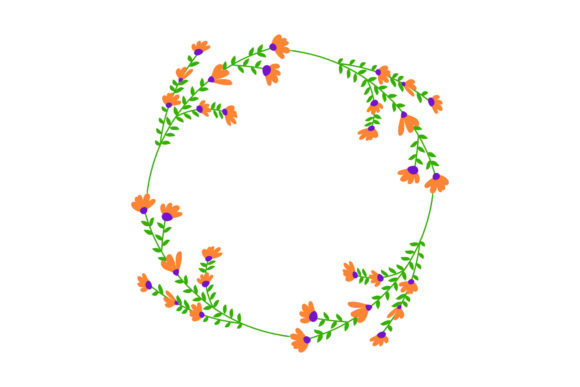 Download Ornate Floral Frame Element Summer - Frame element Collection