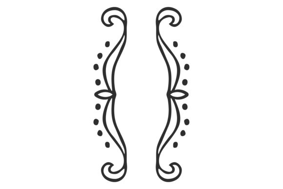 Download Doodle Braces. Decorative Frame Element. - Frame element Collection